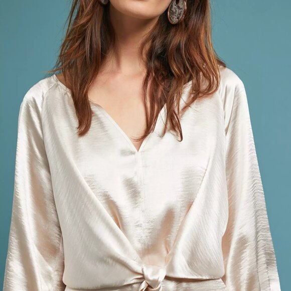 Maeve Metallic Tie-Waist Dress - Picture 7 of 7